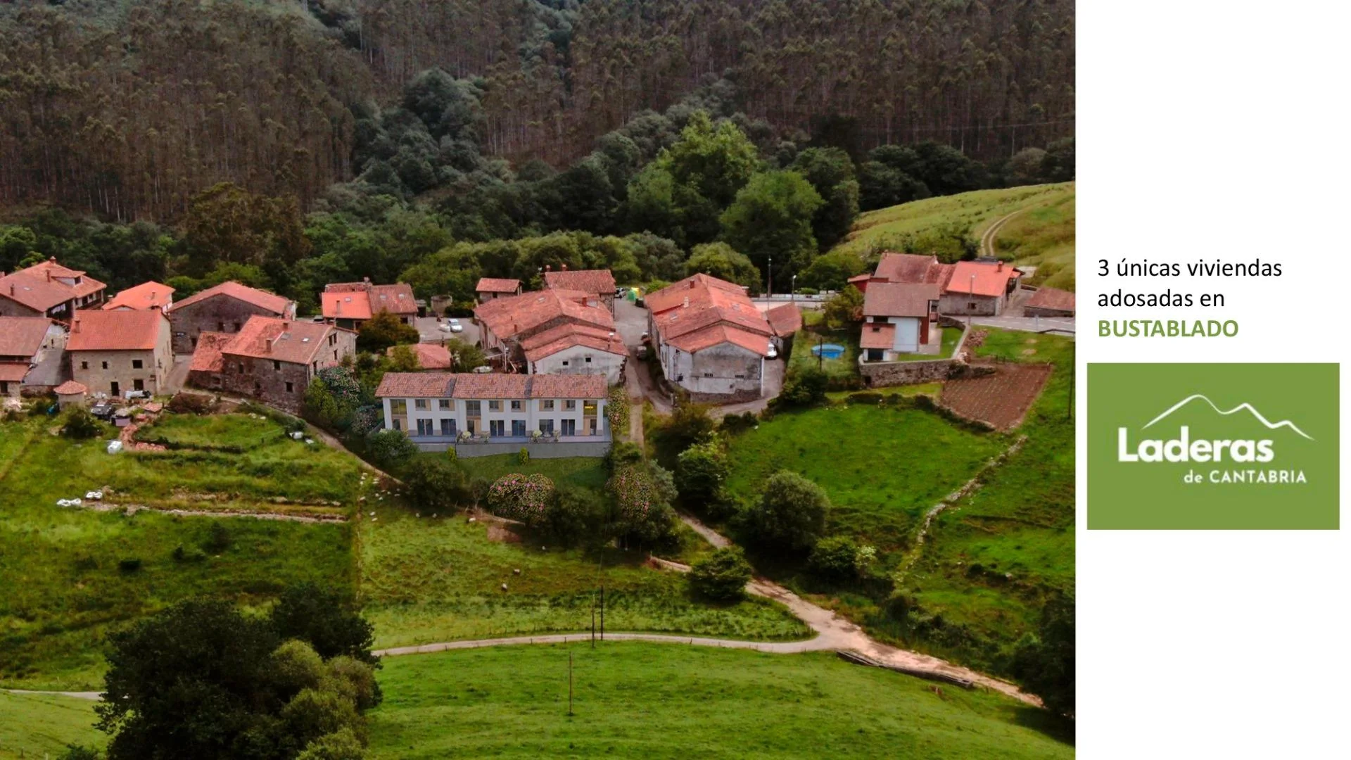 Adosado de obra nueva en Bustablado, 3 dormitorios
