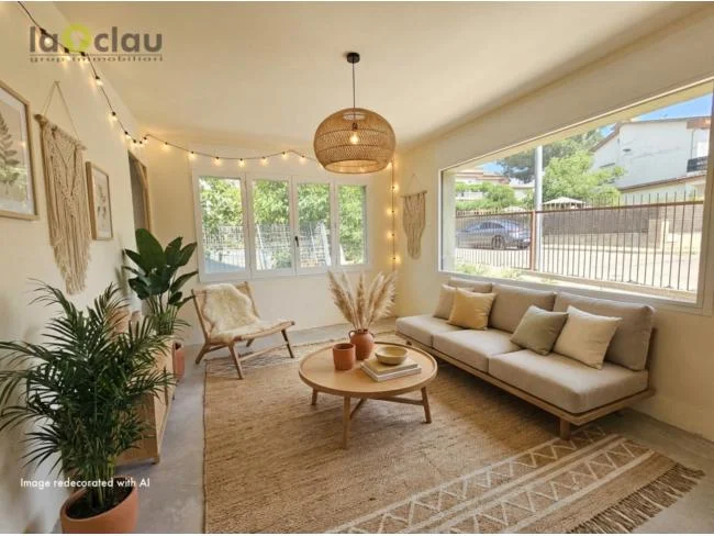 Casa pareada céntrica en Seva con jardín