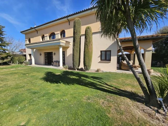 Luxury six-bedroom chalet with pool