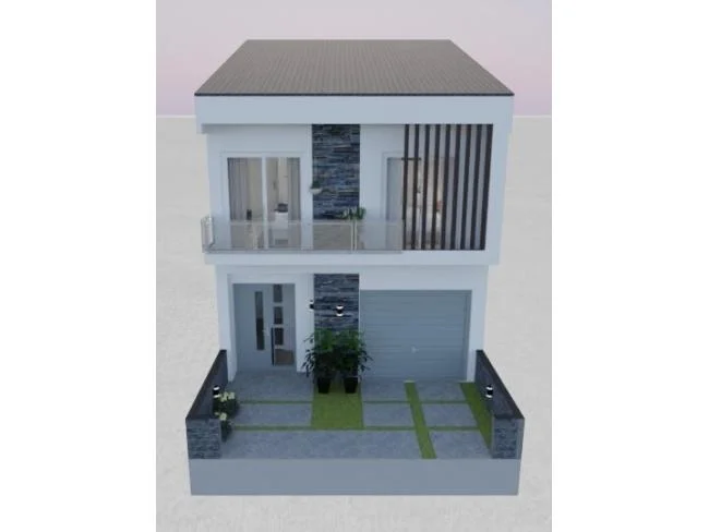Central Tona plot for two homes