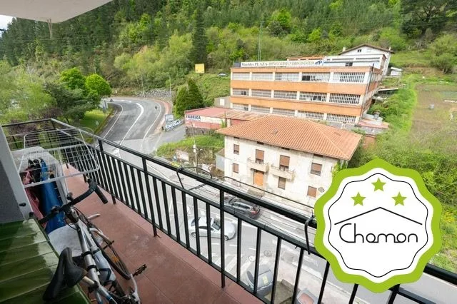 Two-bedroom flat with terraces