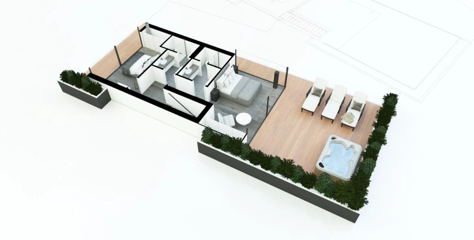 Venta de media parcela con proyecto