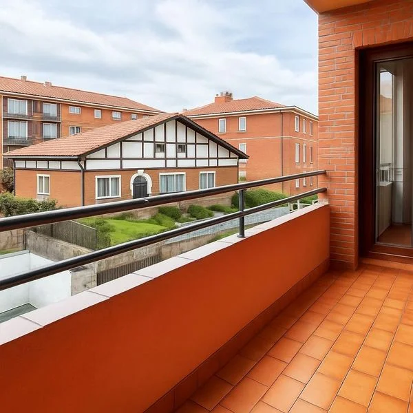 Bright beachside flat with garage