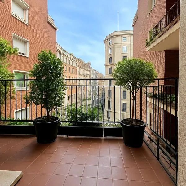 Spacious exterior flat with terrace