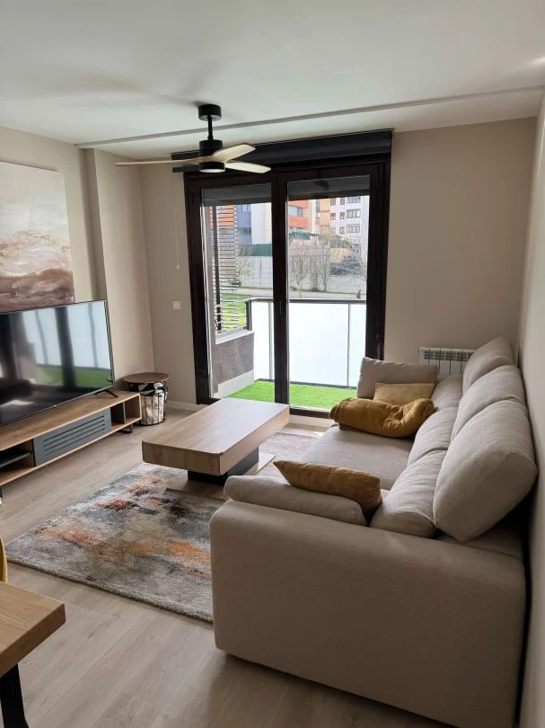 Modern exterior flat with terrace