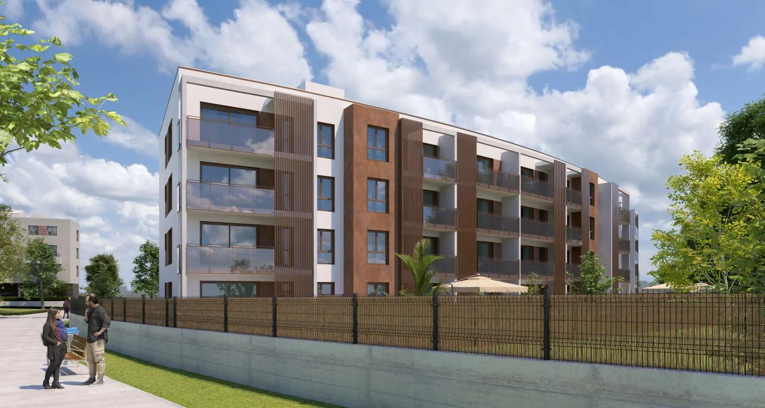 Two-bedroom flat with rooftop terrace