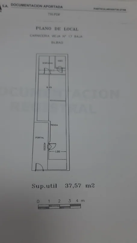 Compact commercial unit in Bilbao centre