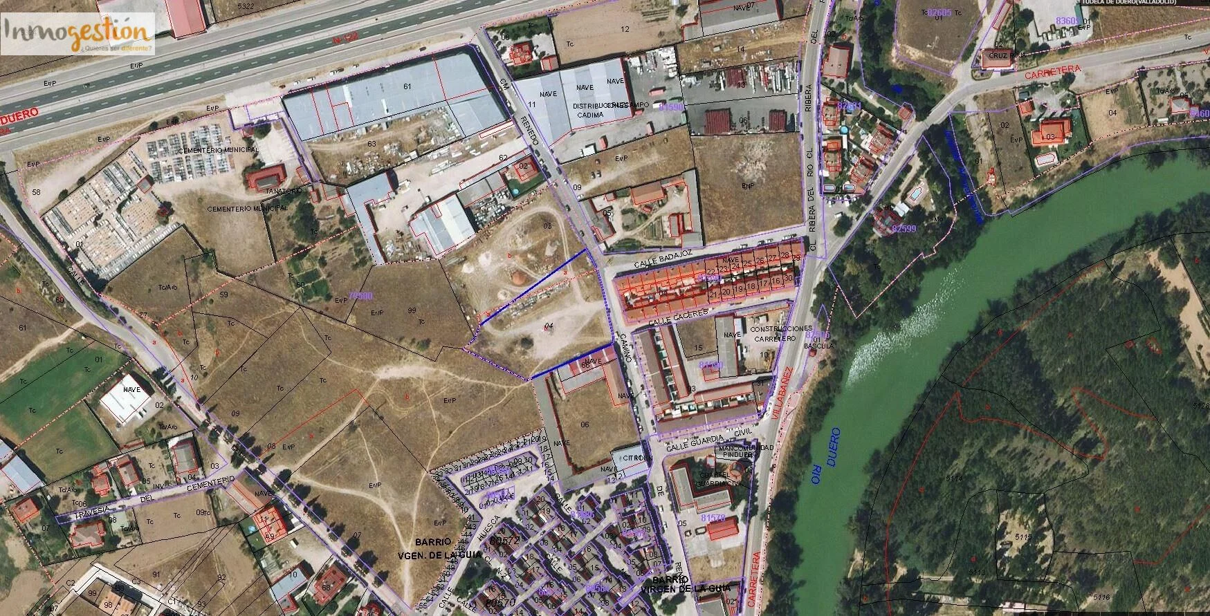 Solar urbano residencial en Tudela, 4.417 m²