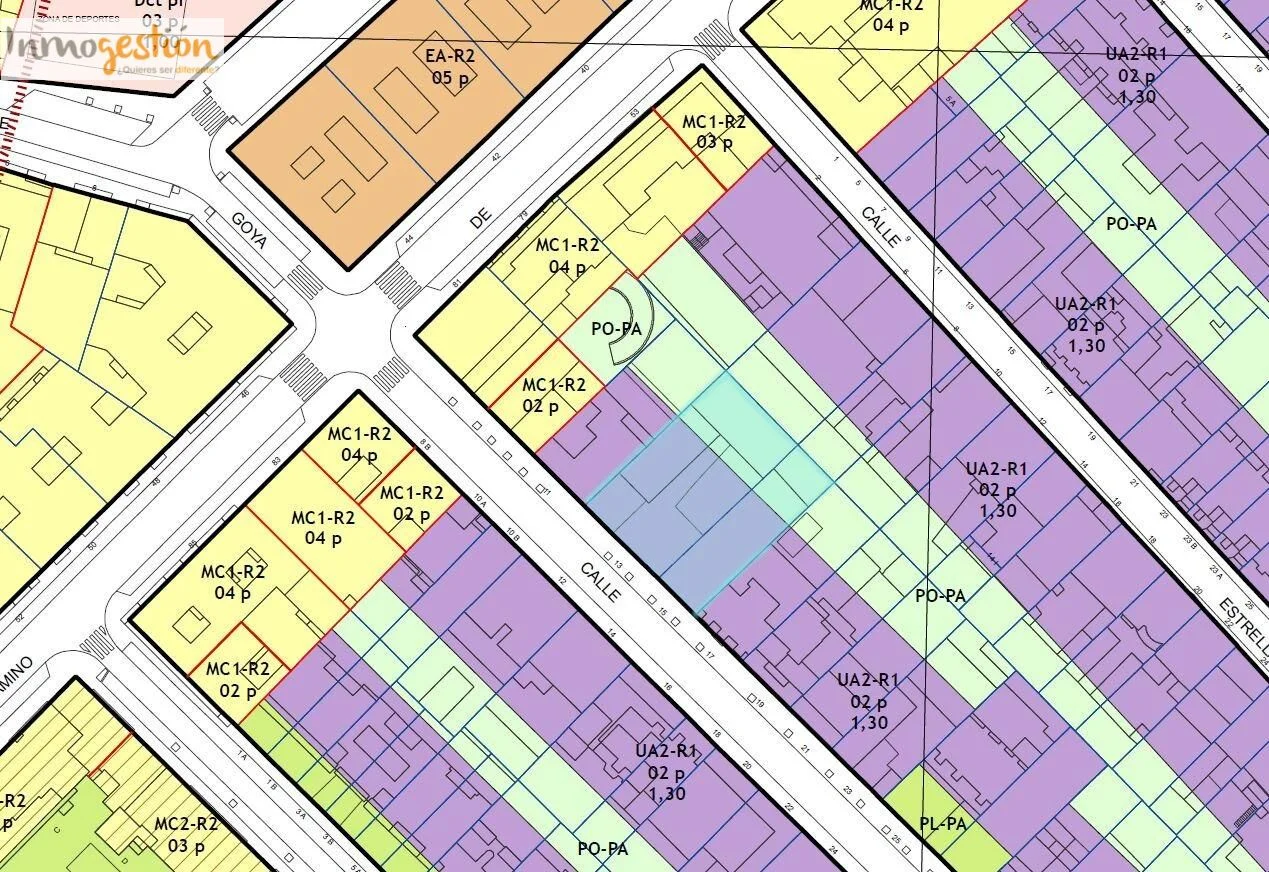 Solar urbano en Valladolid, 715 m², permisos