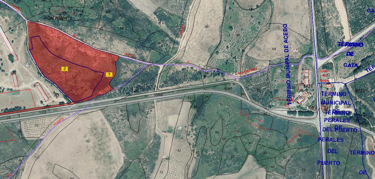 Rural plot near Acebo, 43,932 m²