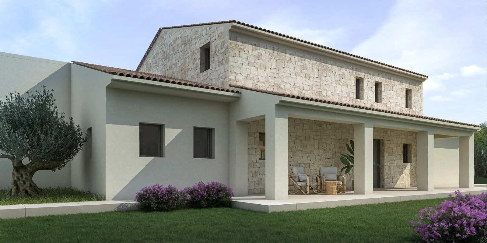 Villa en Moraira con piscina y 4 dormitorios