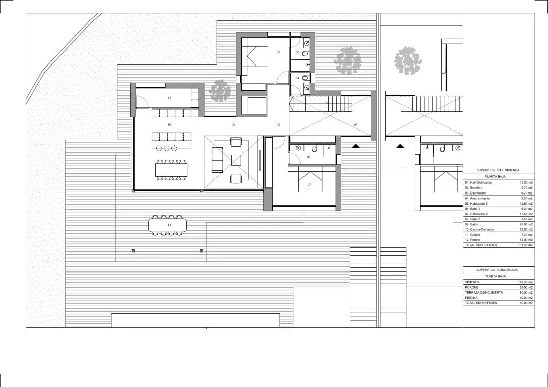 Off-plan semi-detached villa in Moraira