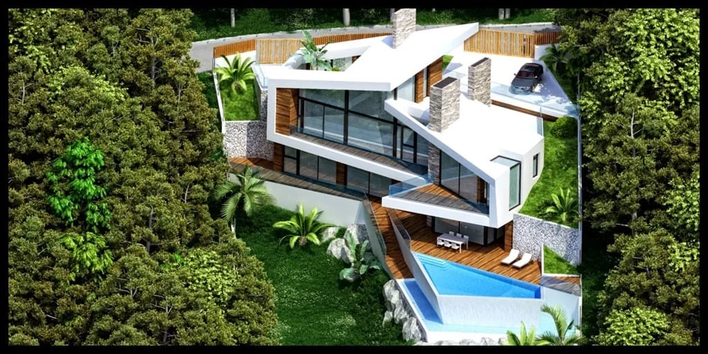 Villa con vistas al mar en Altea, 4 dormitorios