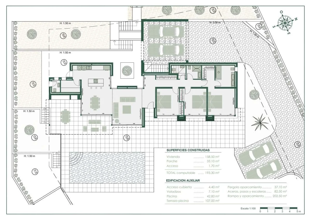 Coastal Benissa villa project, 193 m²