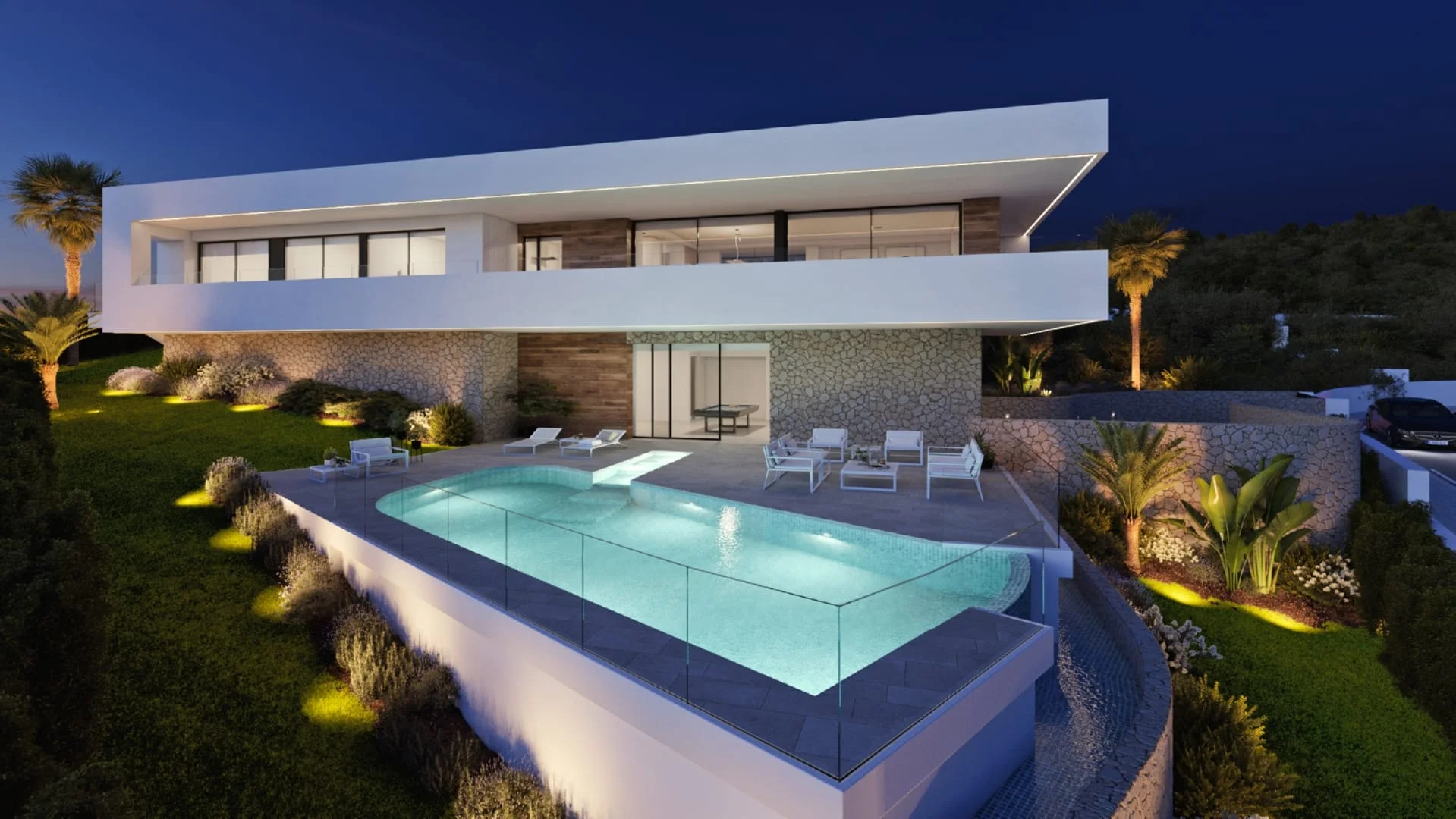 Sea-view villa with three bedrooms