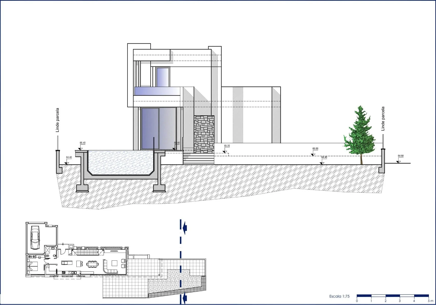 Planned Calpe villa, 4 bedrooms