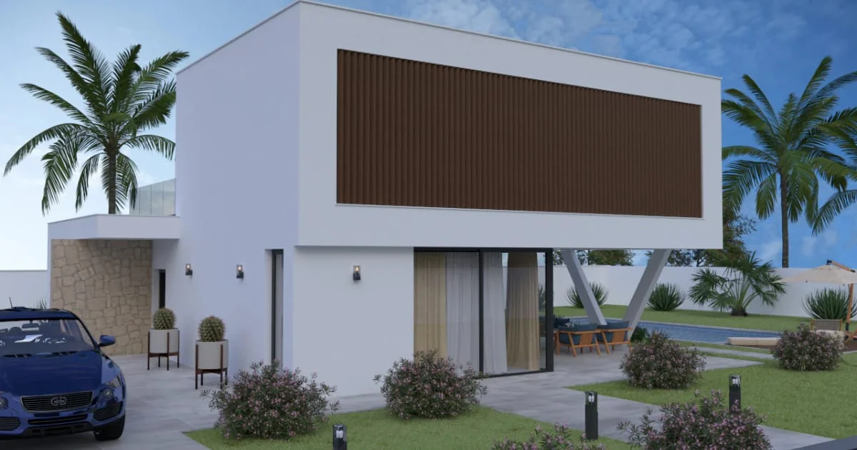 Villas sobre plano en el valle del Jalón