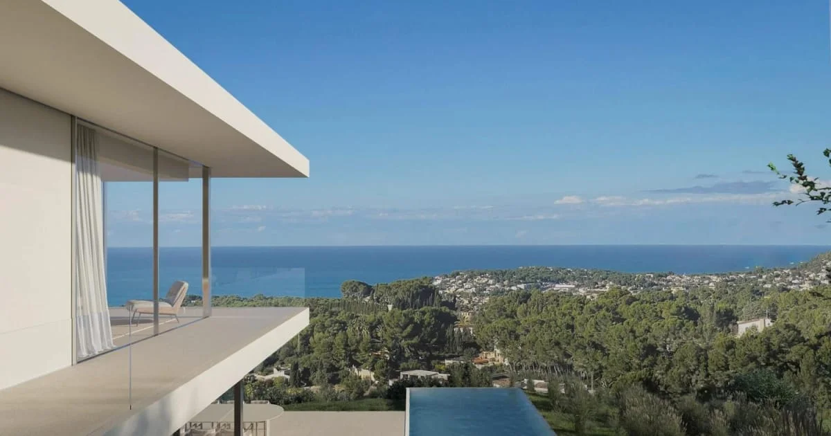 Villa con vistas al mar en La Fustera