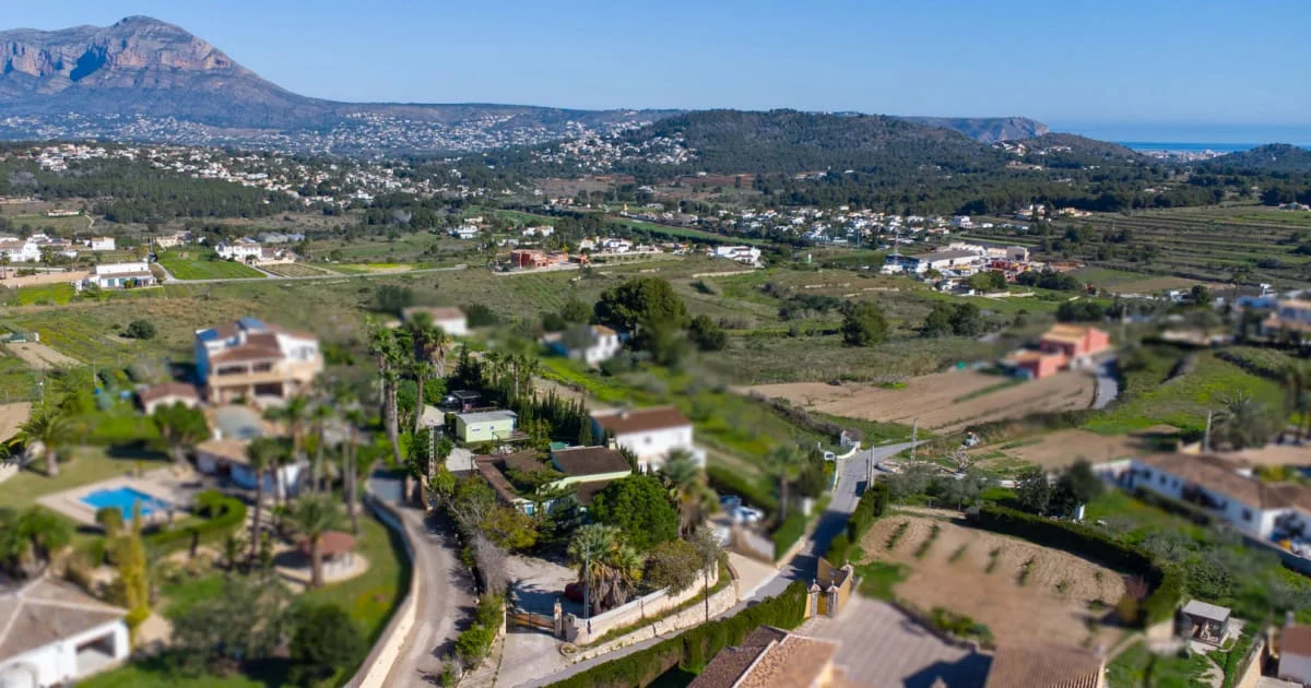 Traditional Benitachell villa with sea views