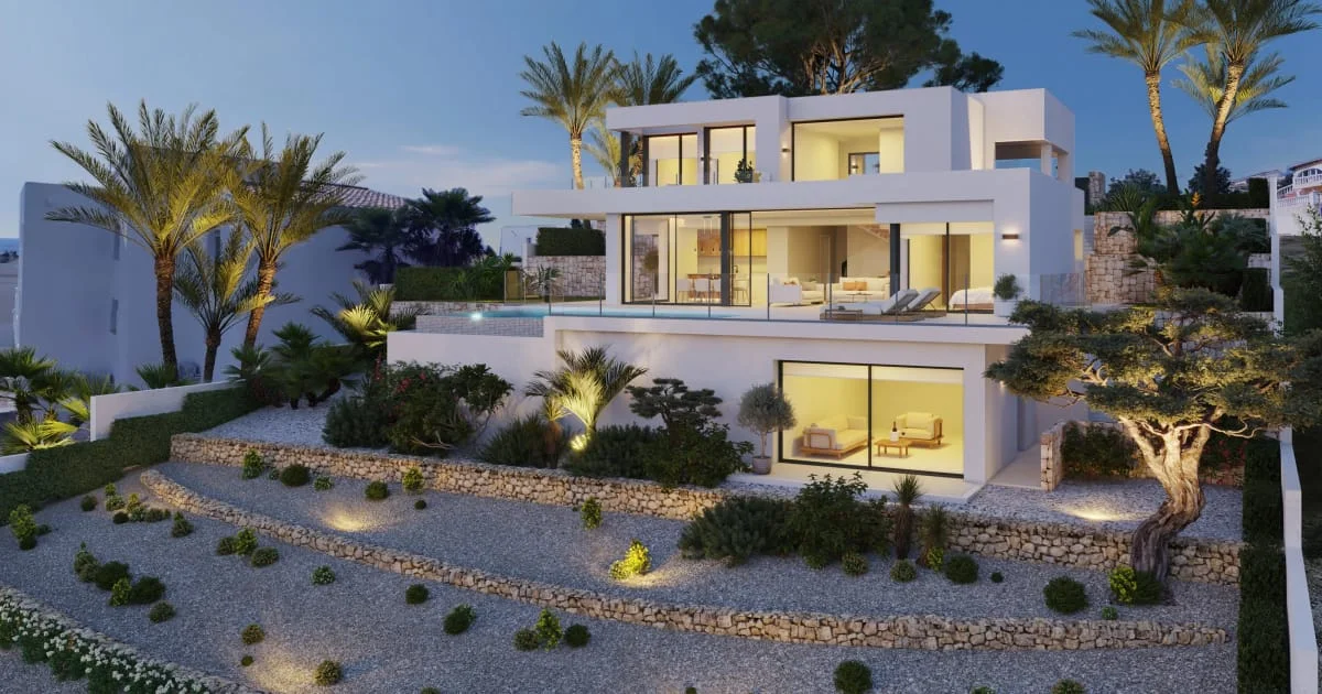 Villa moderna en Benitachell, 3 suites