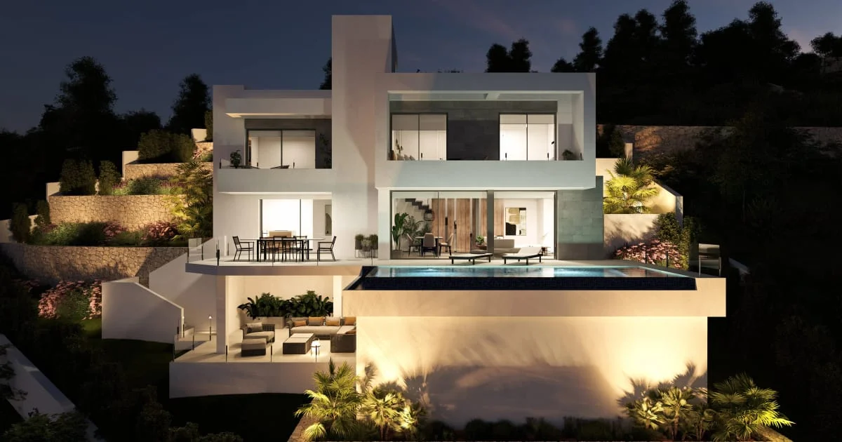 Villa contemporánea en Benitachell, 3 dormitorios