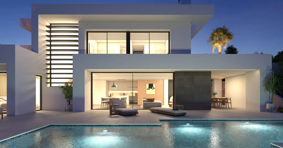 Contemporary sea-view villa, 3 bedrooms