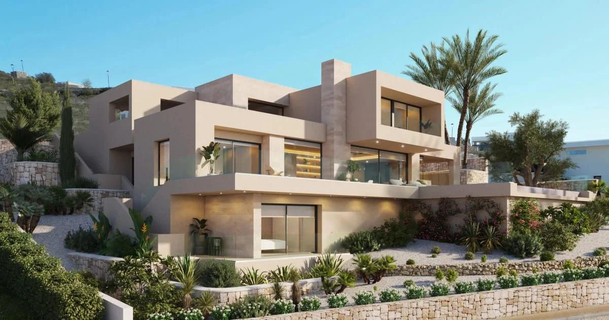 New villa in Cumbre del Sol, 4 bedrooms