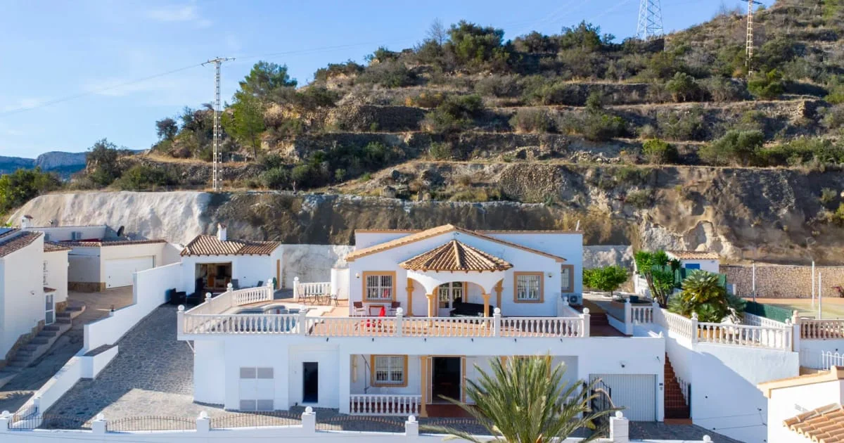 Villa in Calpe with four bedrooms