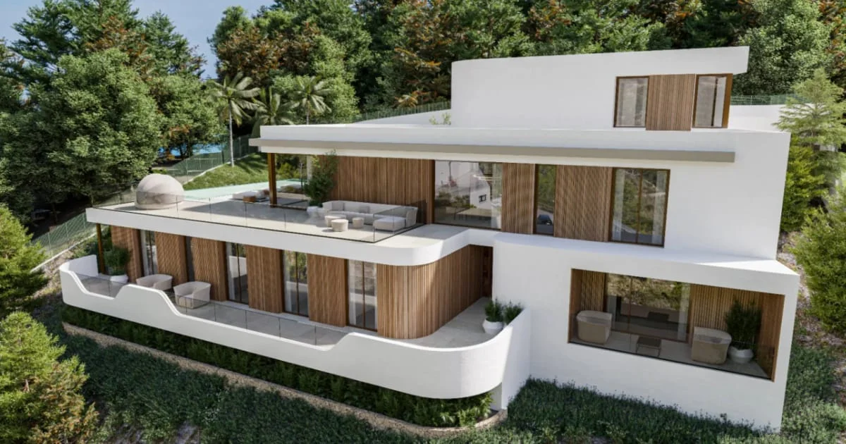 Off-plan Las Rotas villa, five suites