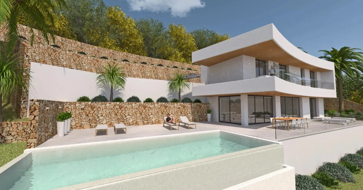 New villa in Xabia, four bedrooms