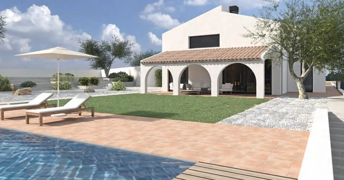 Villa proyectada en Teulada, 4 dormitorios