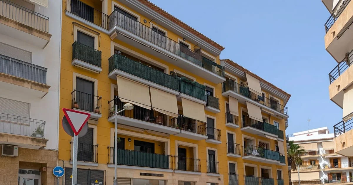 Apartamento de dos dormitorios en el centro de Jávea