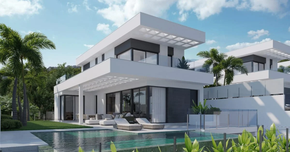 Villa moderna en Finestrat con vistas al mar