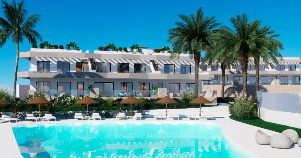 New-build bungalow development in Finestrat