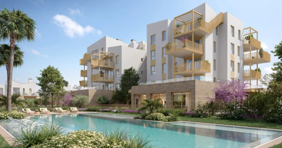 Apartamento nuevo cerca de la playa, dos dormitorios