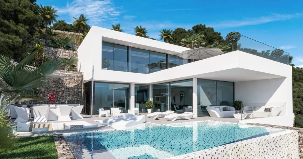 Villa en Calpe, 427 m², vistas al mar