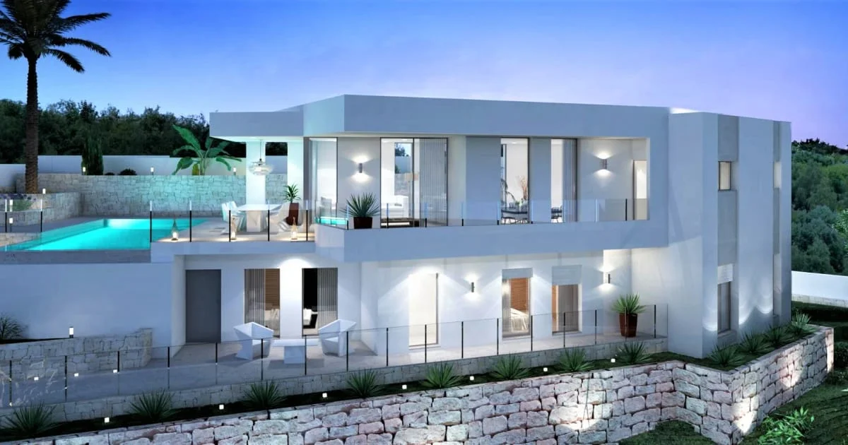 Modern villa in Benimeit, 3 bedrooms