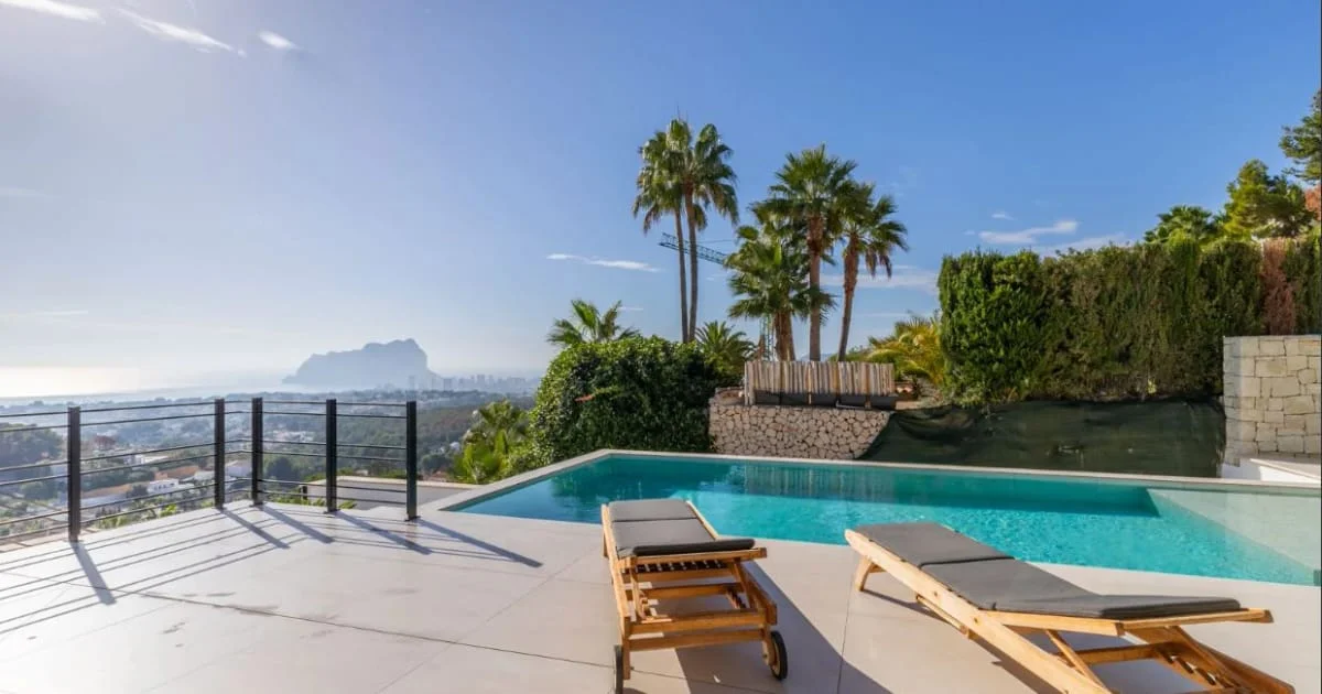 Villa en Benissa con vistas al mar, 3 dormitorios