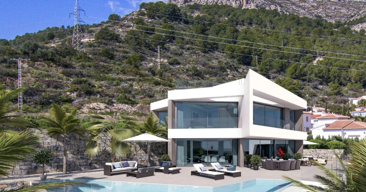 Villa nueva en Calpe, 4 dormitorios