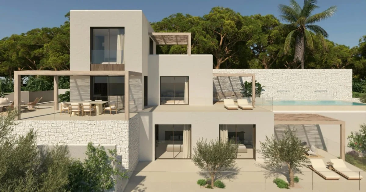 Villa contemporánea cerca de la playa de La Fustera