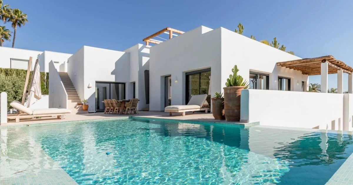 Ibiza-style villa near Moraira coast