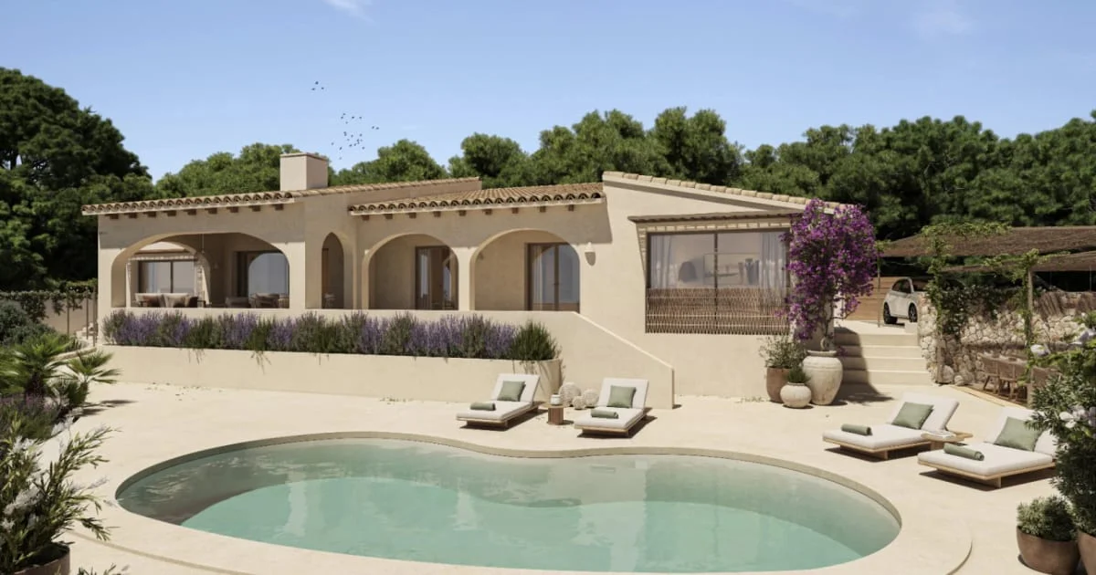 Coastal Benissa villa with sea views