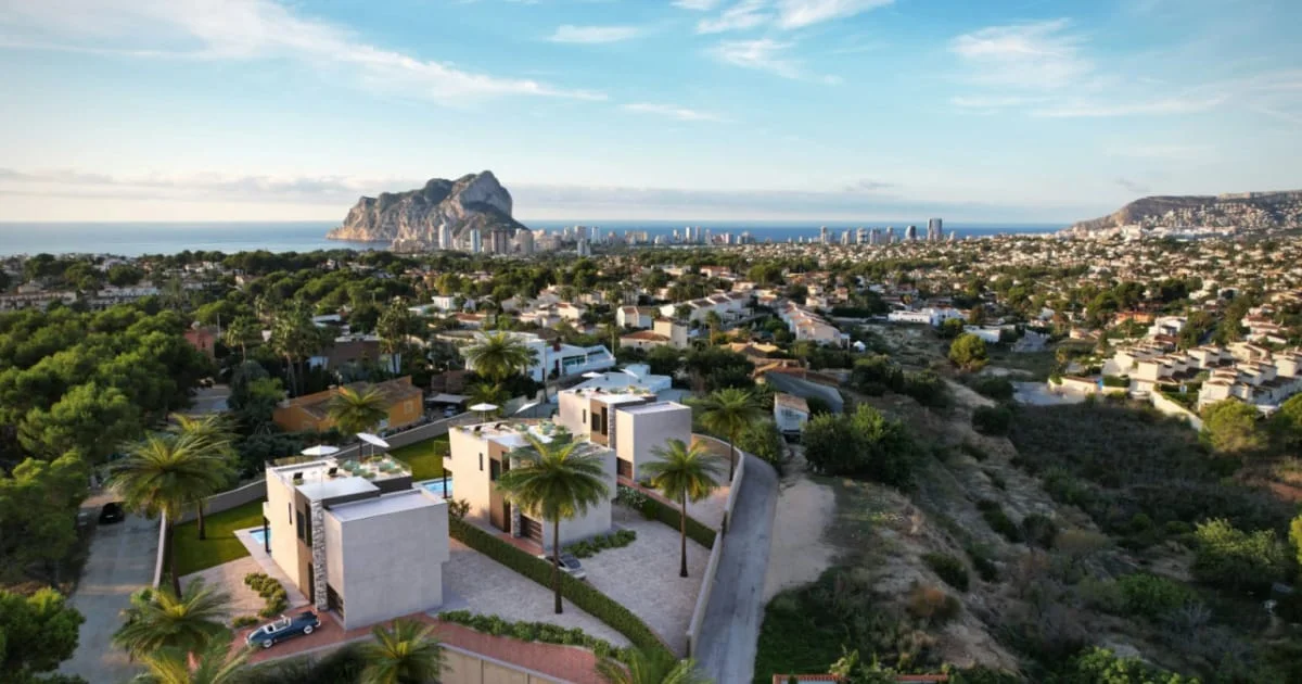 Villa moderna en Calpe con piscina privada
