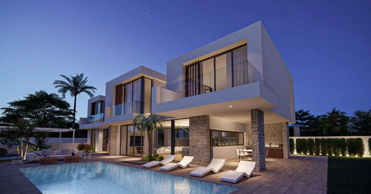 Villa nueva en el centro de Albir, 4 dormitorios