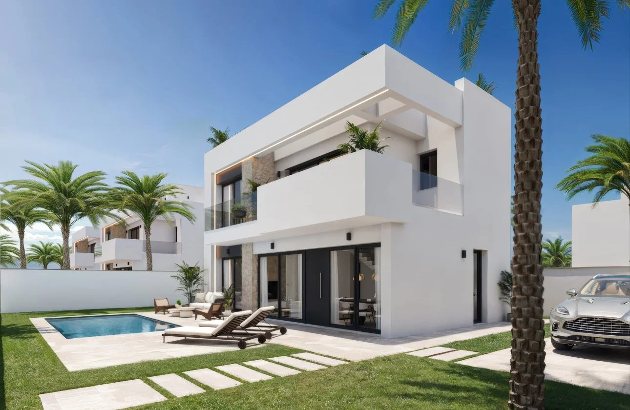 New-build townhouse, 3 bedrooms, private pool