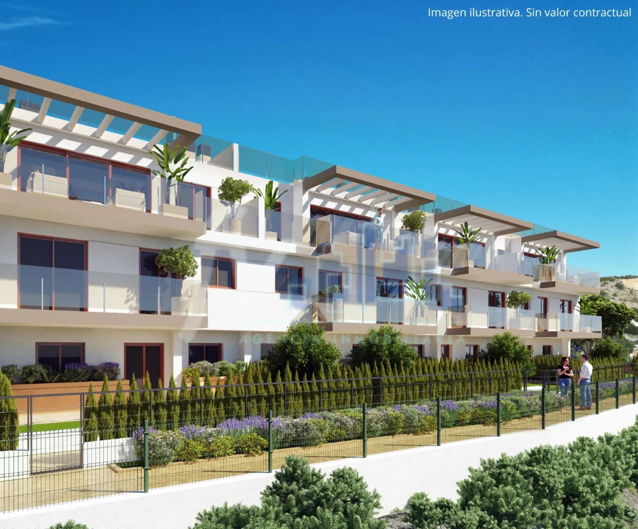 Under-construction townhouse near Benidorm