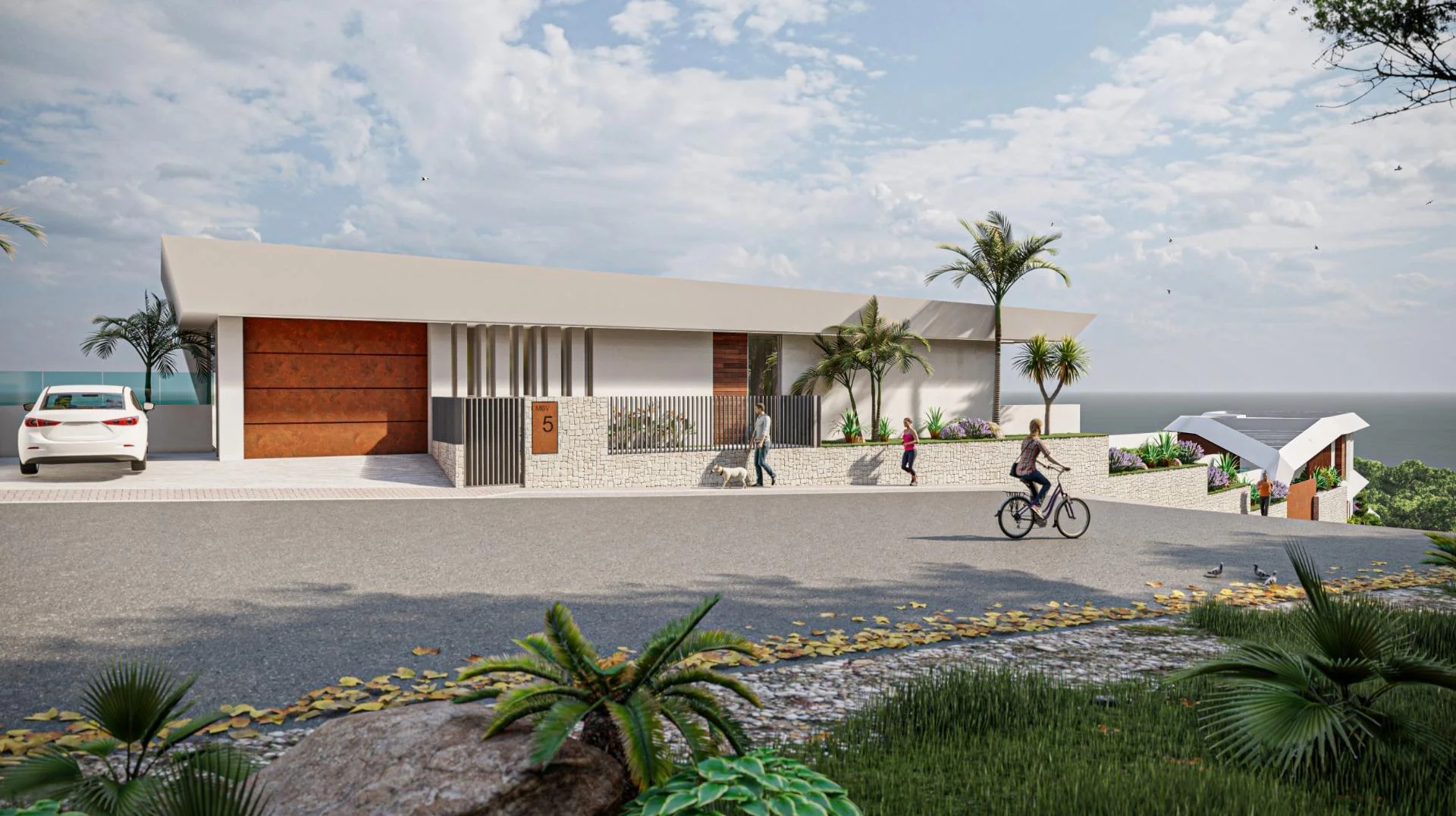Villa en proyecto en Maryvilla, cuatro dormitorios