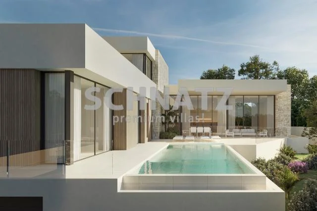 New villa in Moraira, 4 bedrooms