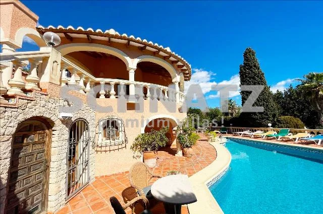 Sea-view Benissa villa, 8 bedrooms