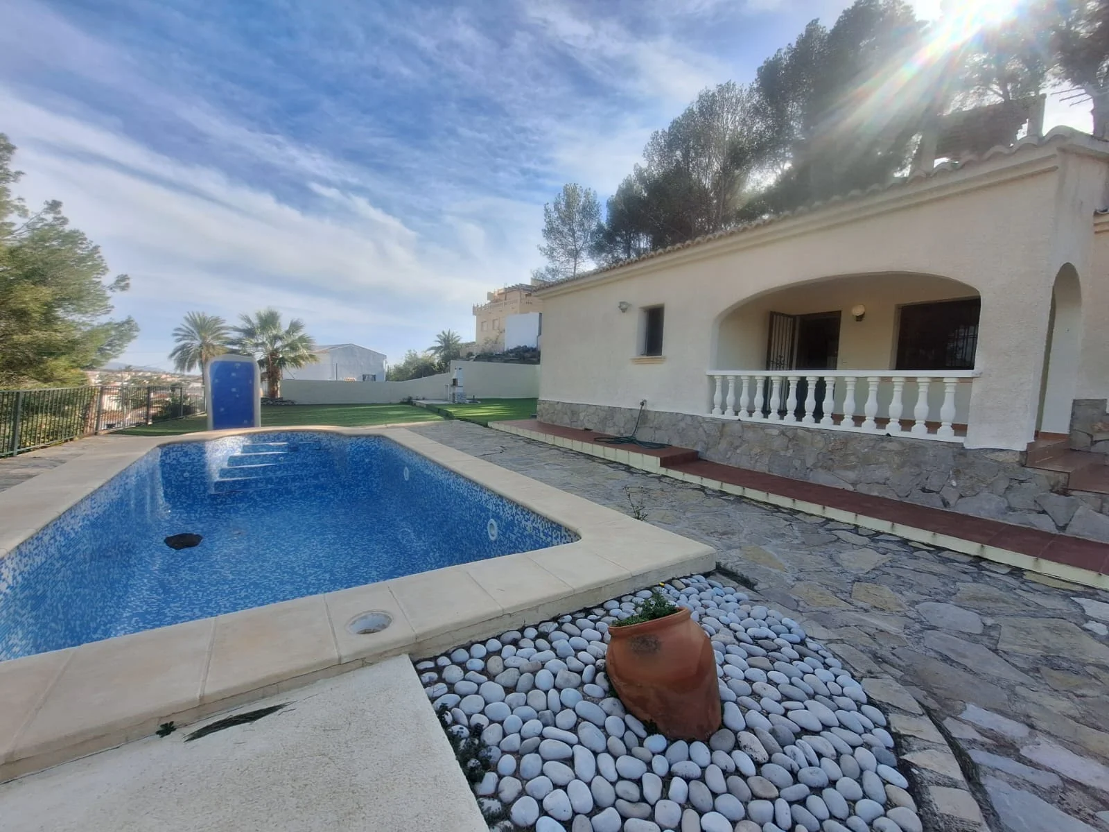 Calpe chalet with pool, large plot